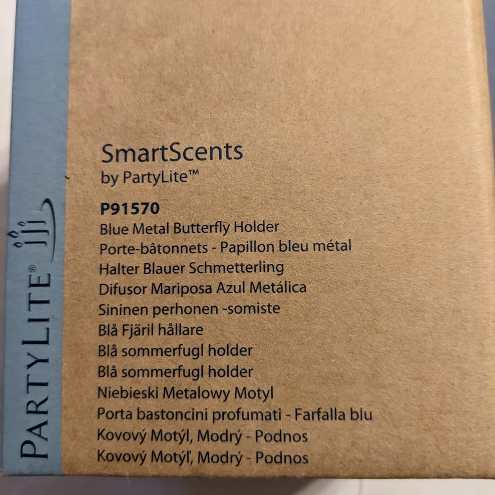 Partylite Butterfly Candle Holder Brand New